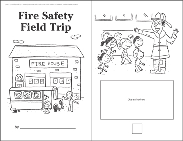 Fire safety field trip sequencing printable mini