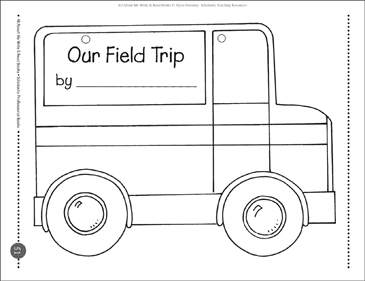Our field trip a write read book printable mini