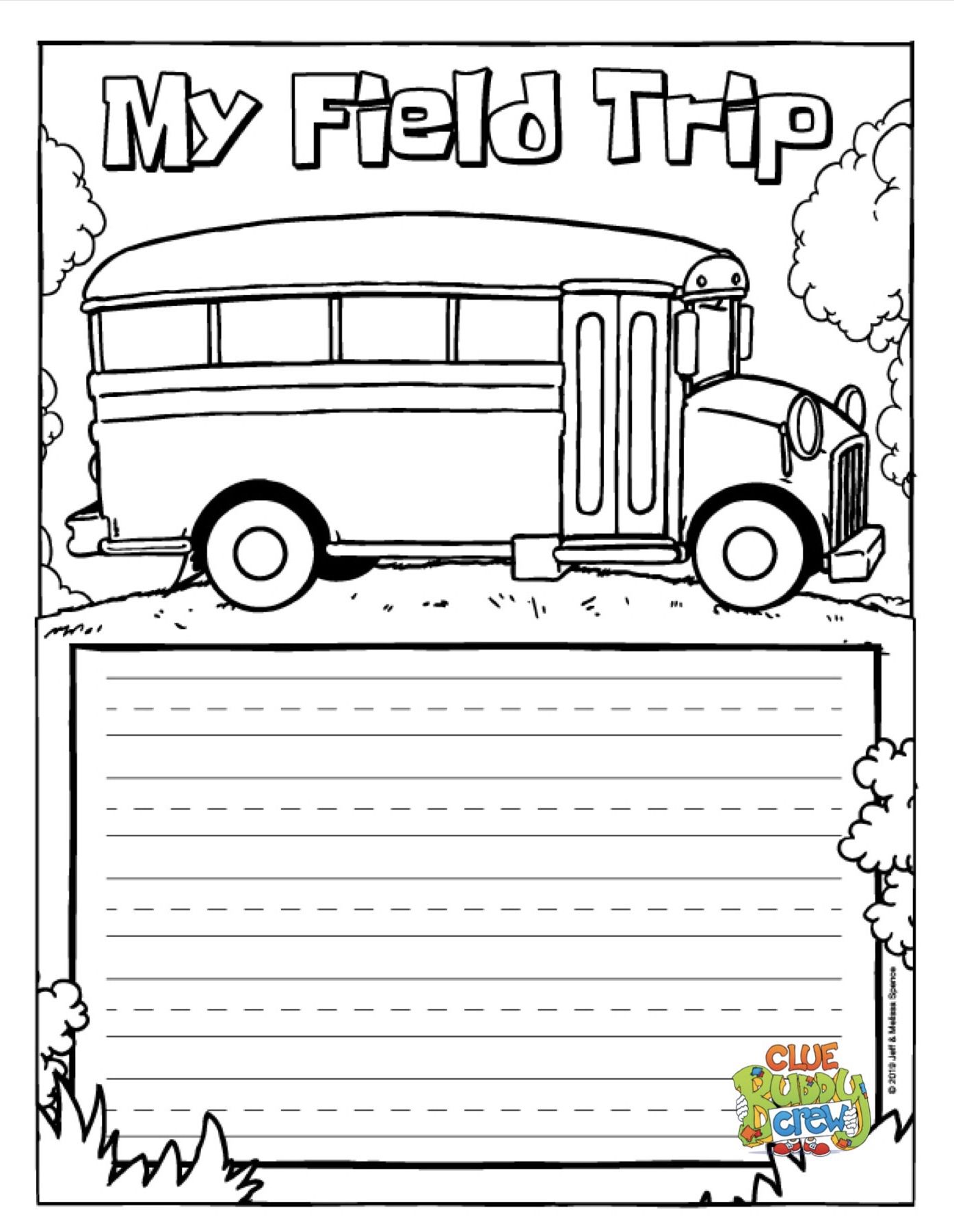 My field trip reflection writing sheet field trip writing activities trip