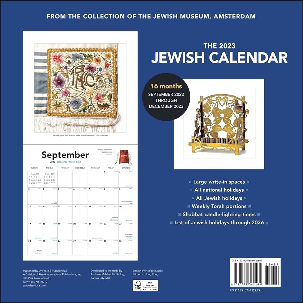 Buy the jewish calendar