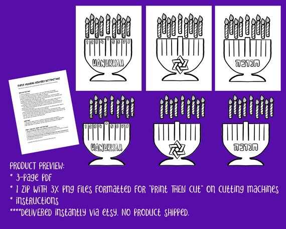 Clothespin menorah hanukkah craft and coloring pages for kids printable paper craft menorah for toddlers chanukah paper toy template