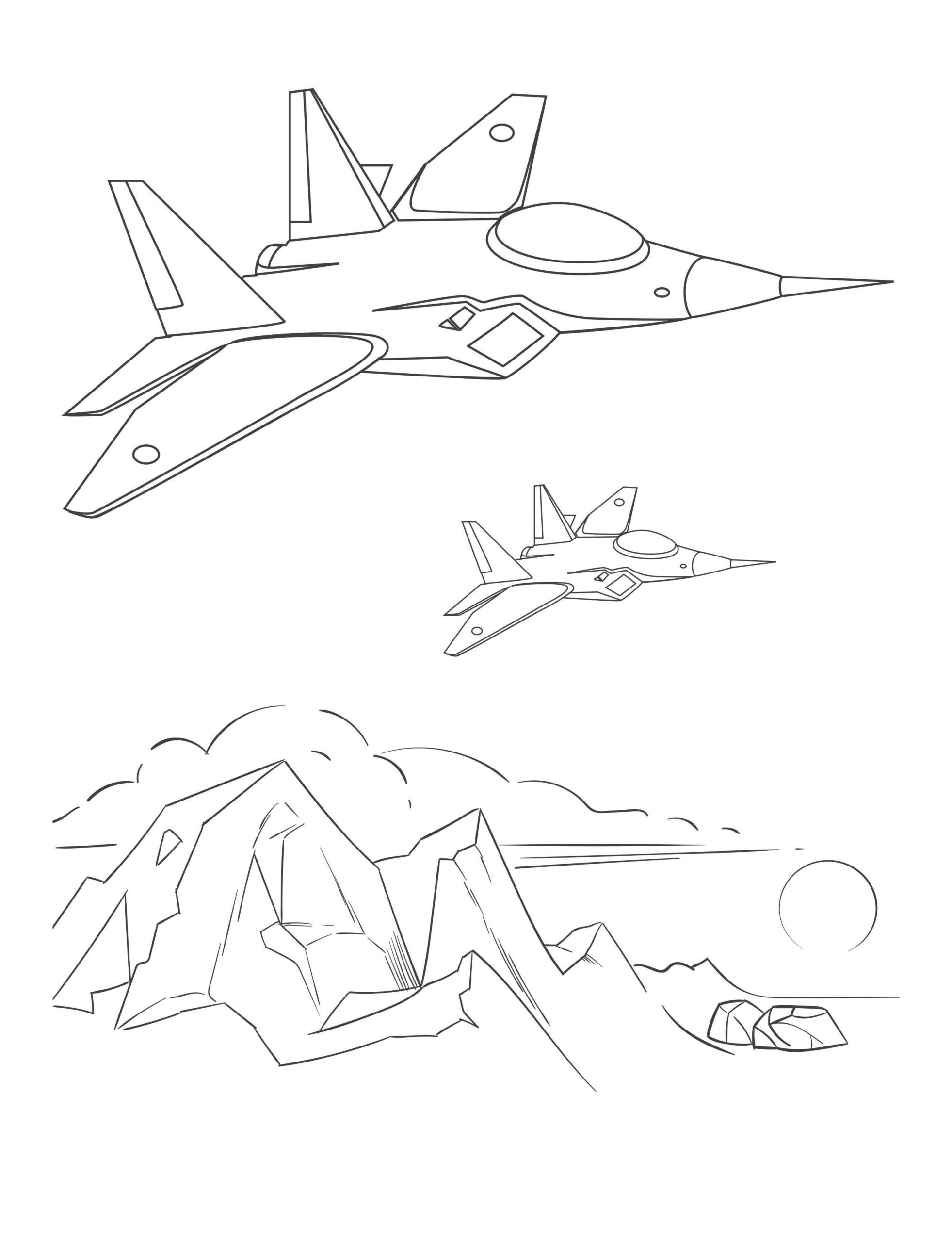 Airplane coloring book for kids aeroplanes hot air balloon learning activities made by teachers