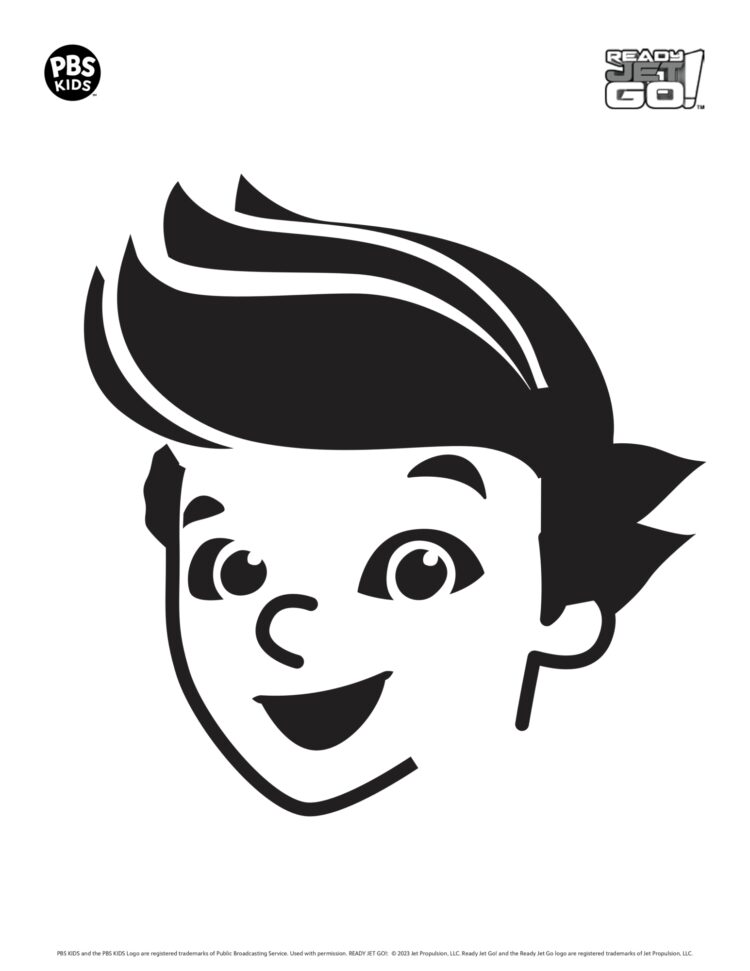 Jet pumpkin carving stencil kids coloringâ kids for parents