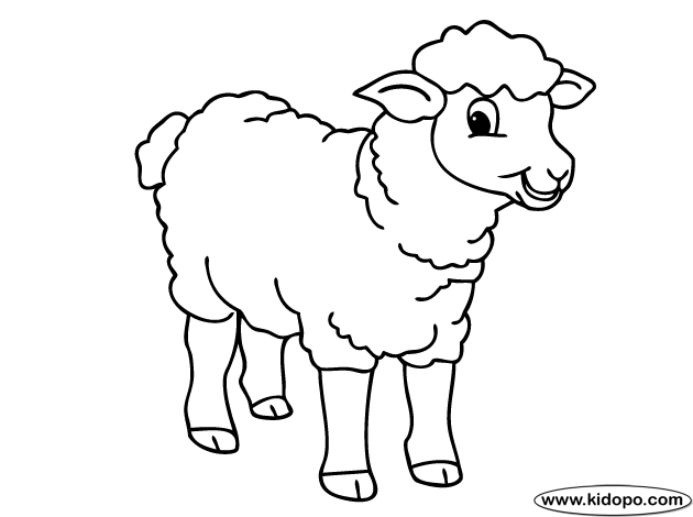 Cute sheep coloring page hagio graphic oveja para pintar animales animados para colorear oveja para colorear
