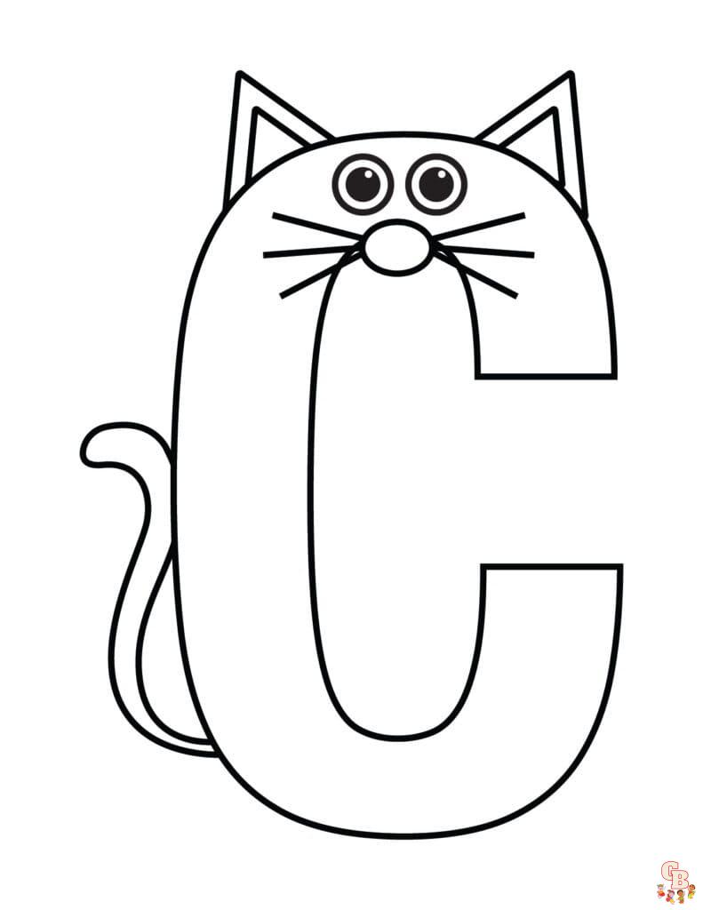 Descubre el aprendizaje creativo con dibujos de letras para colorear de la a a la z
