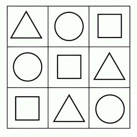 Imãgenes de figuras geomãtricas dibujos pa m colore y aprender saberimagenescoâ fine motor activities for kids shapes kindergten puzzle crafts