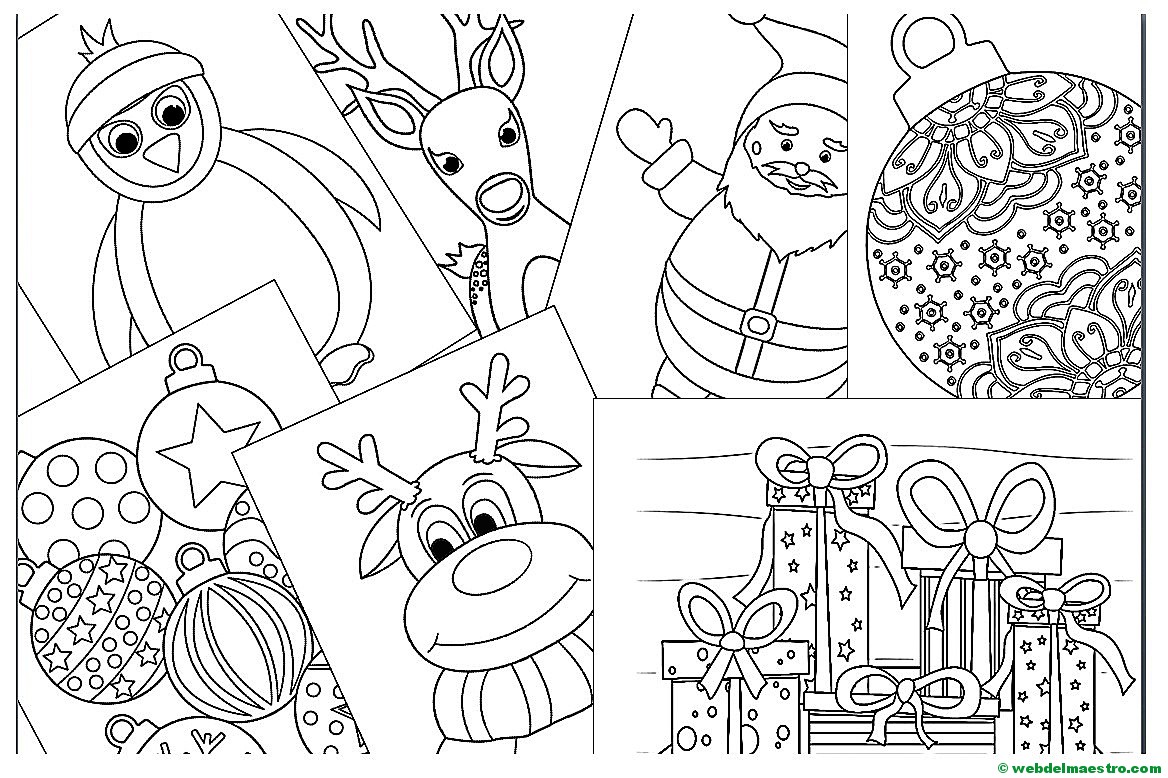 Dibujos de navidad para imprimir