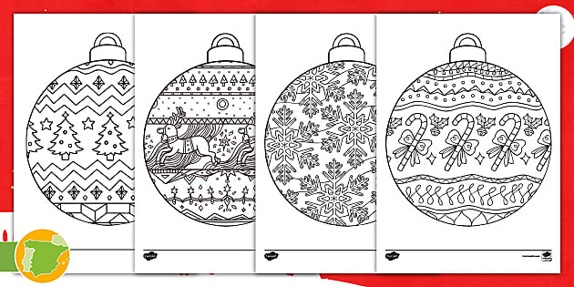 Mandalas de navidad para colorear