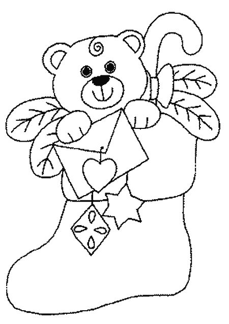 Dibujos para colorear de calcetin y botas de navidad plantillas para coloâ hojas de navidad para colorear dibujos de navidad para imprimir figuras de navidad