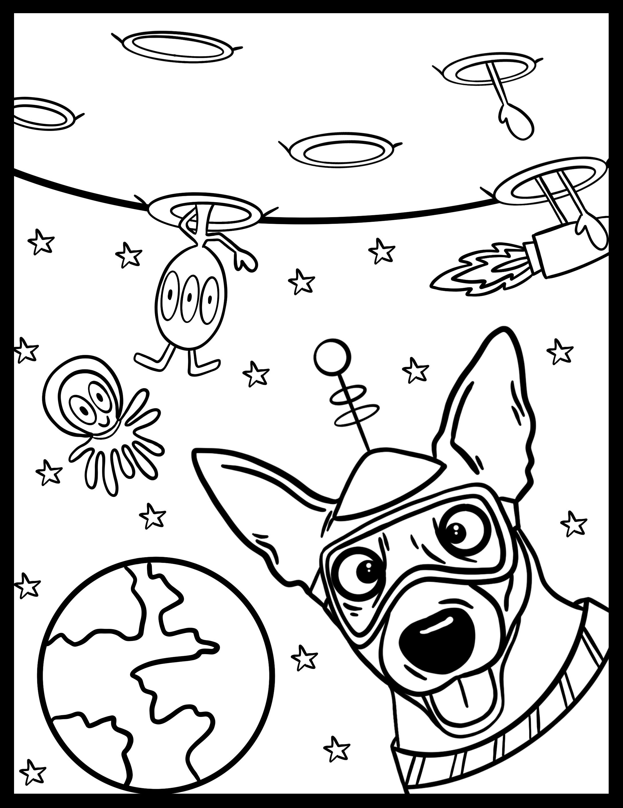 Printable coloring book
