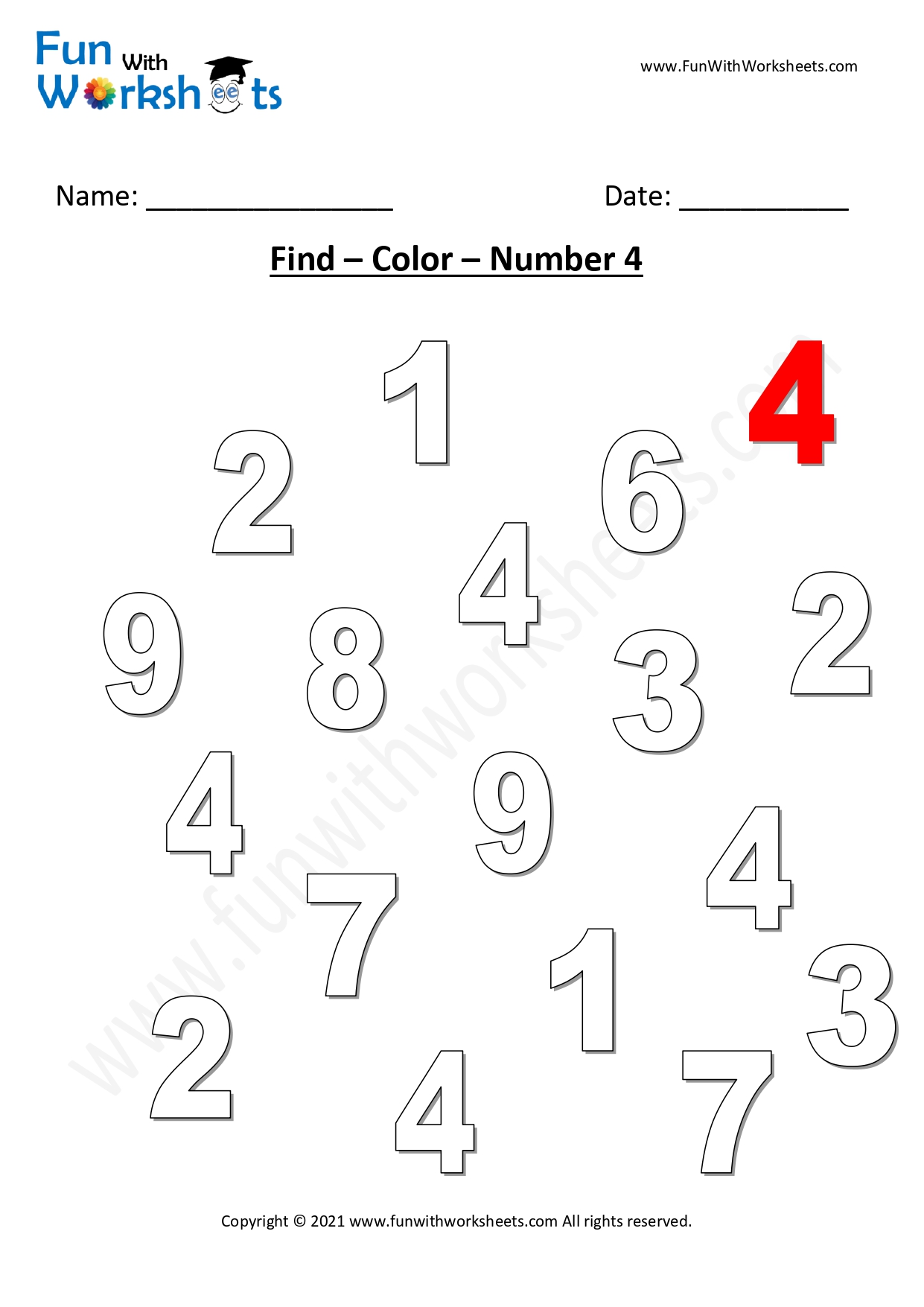 Find color number