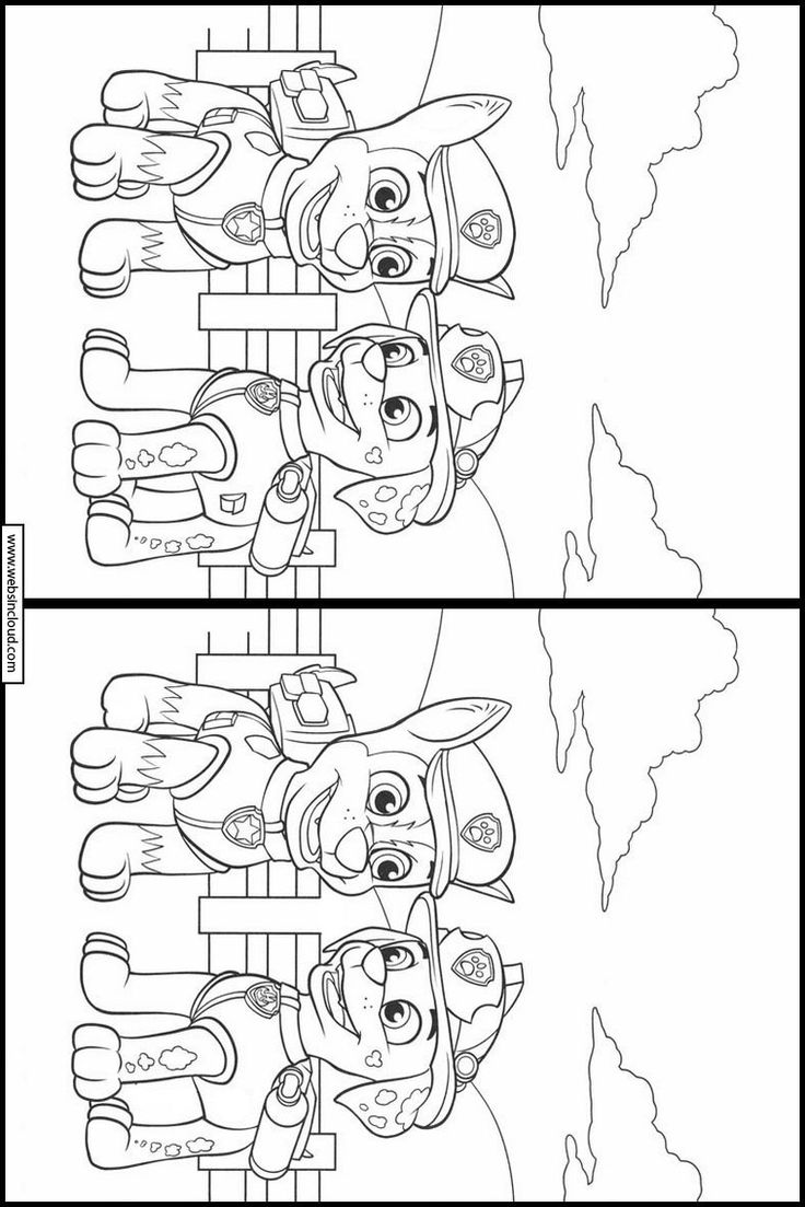 Paw patrol printable find the differences activities for kids kindergarten worksheets paw patrol printable preschool worksheets