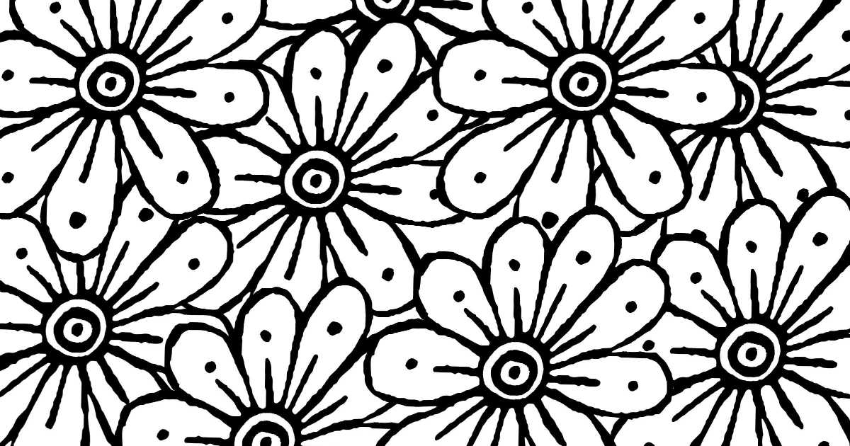 Free printable marigold coloring page