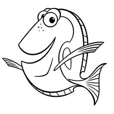 Finding nemo coloring pages