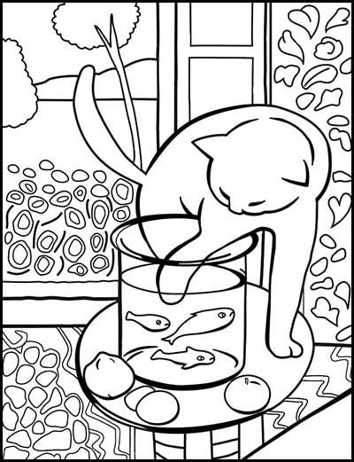 Fine art coloring pages famous art coloring detailed coloring pages coloring pages