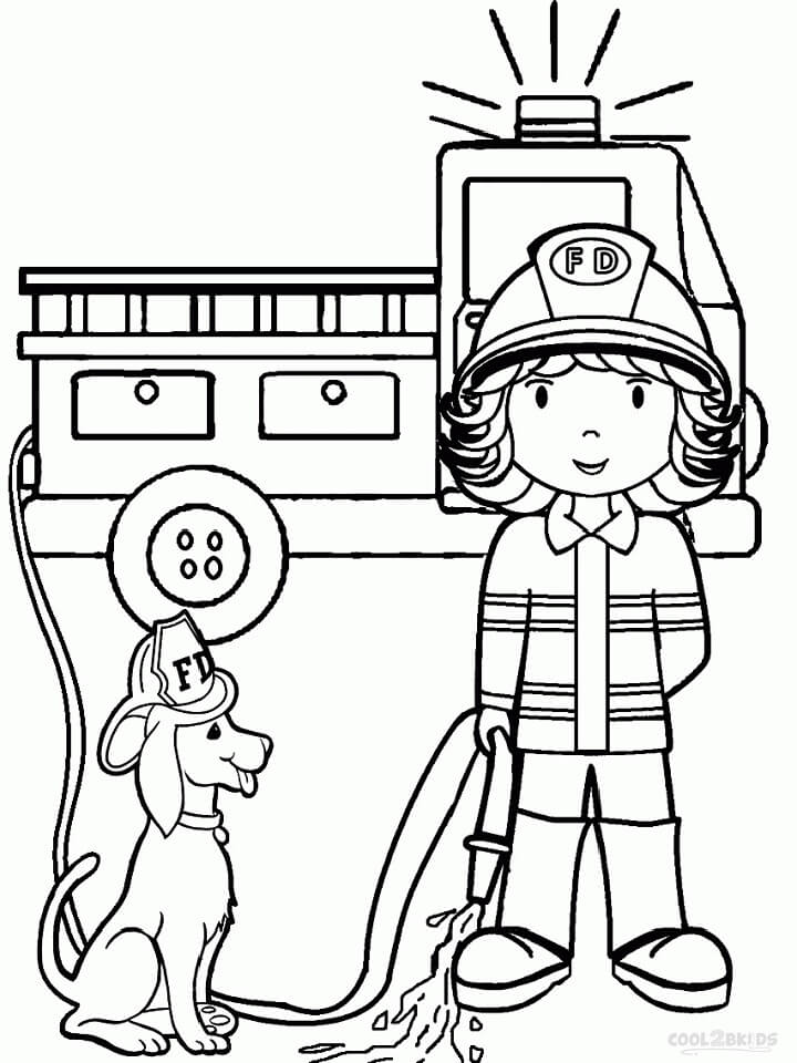 Coloring pages â greensburg volunteer fire department