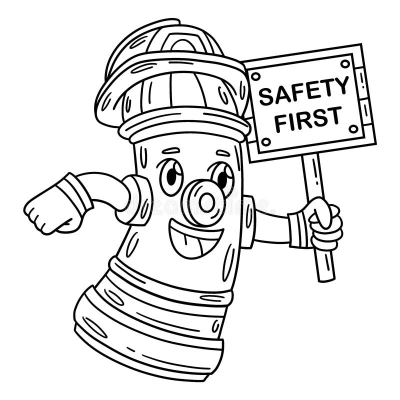 Fire safety coloring stock illustrations â fire safety coloring stock illustrations vectors clipart