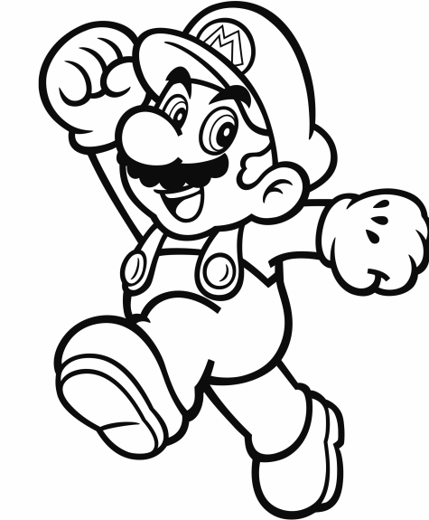 Official mario coloring pages the archives