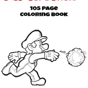 Plus super mario bros coloring pages