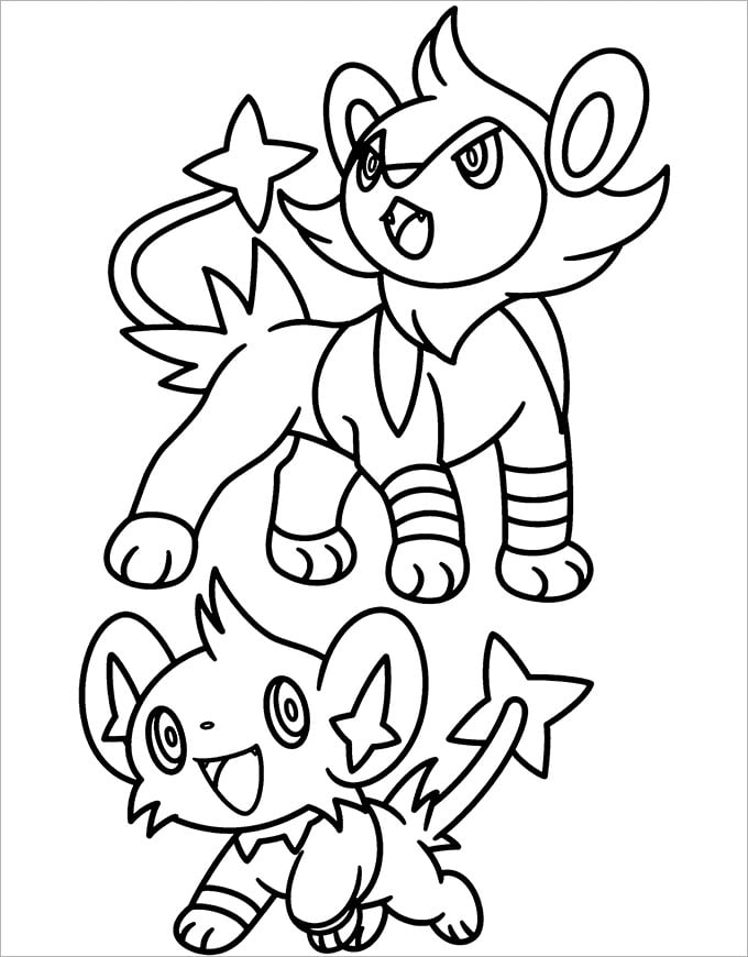 Pokemon coloring pages