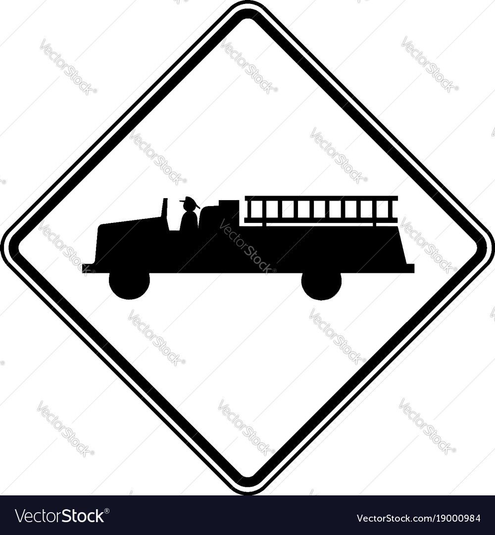 Fire station signboard color vintage royalty free vector