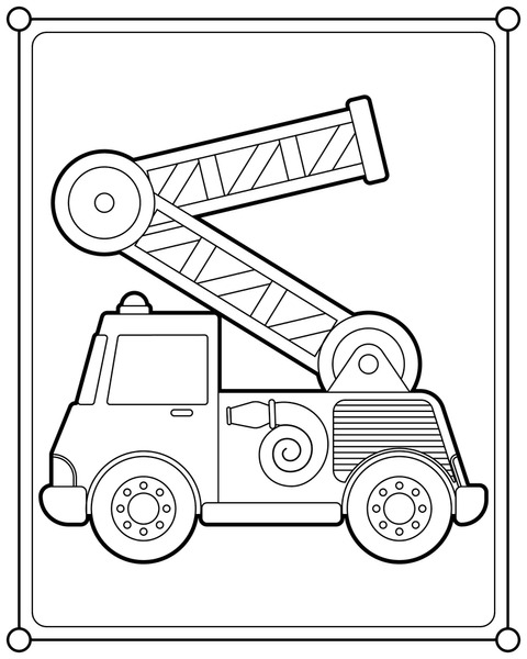 Hundred coloring book firefighter royalty