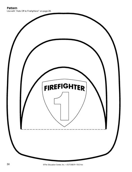Firefighter hat pattern