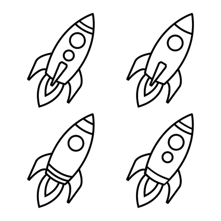 Colouring pages rockets cliparts stock vector and royalty free colouring pages rockets illustrations