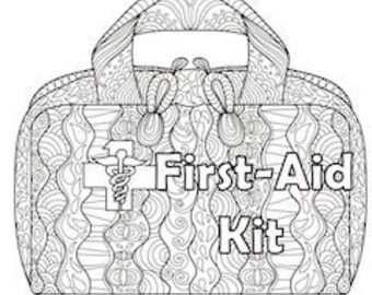 Printable coloring page zentangle camping coloring book