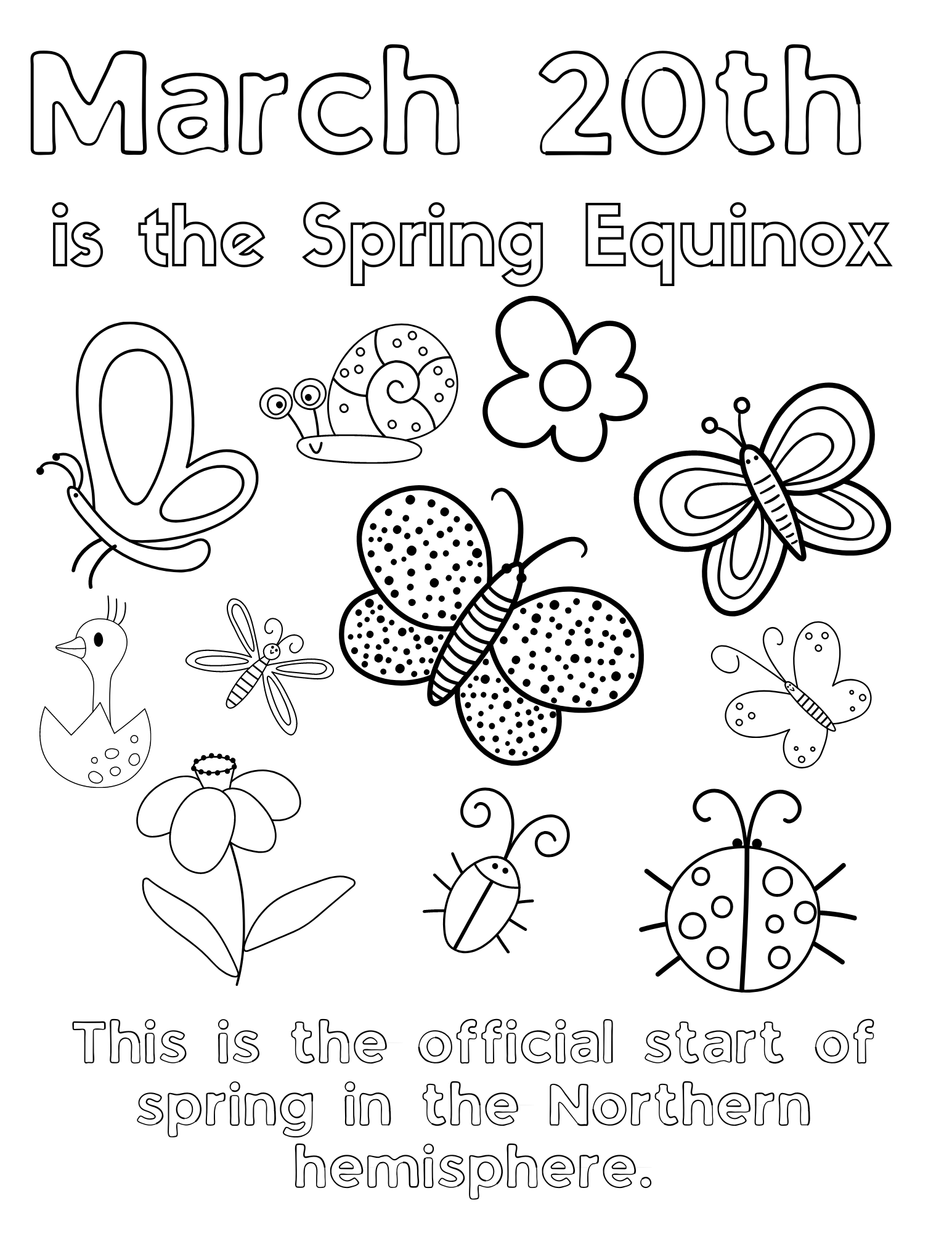 Free printable march coloring pages for kids and adults