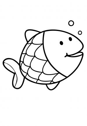 Free printable fish coloring pages for adults and kids