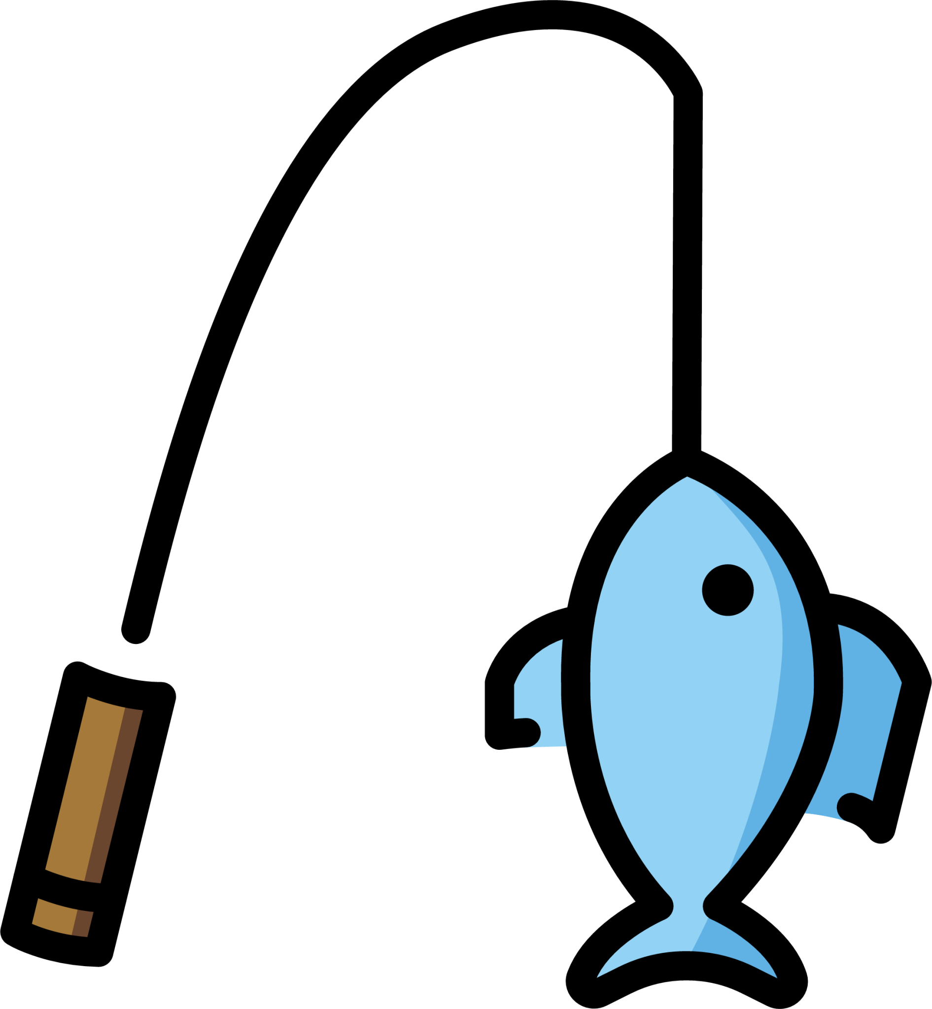 Fishing pole emoji