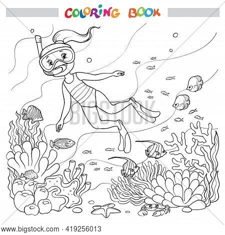 Coloring book page vector photo free trial bigstock