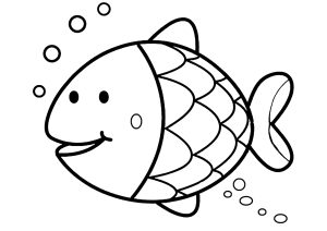 Fish image to download and color