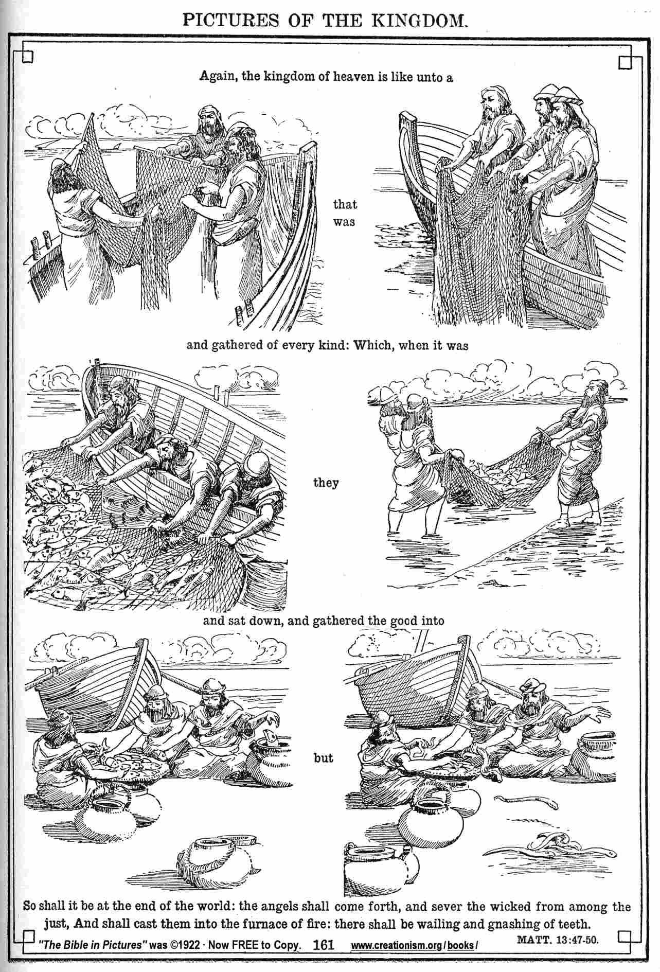 Fishers of men coloring pages