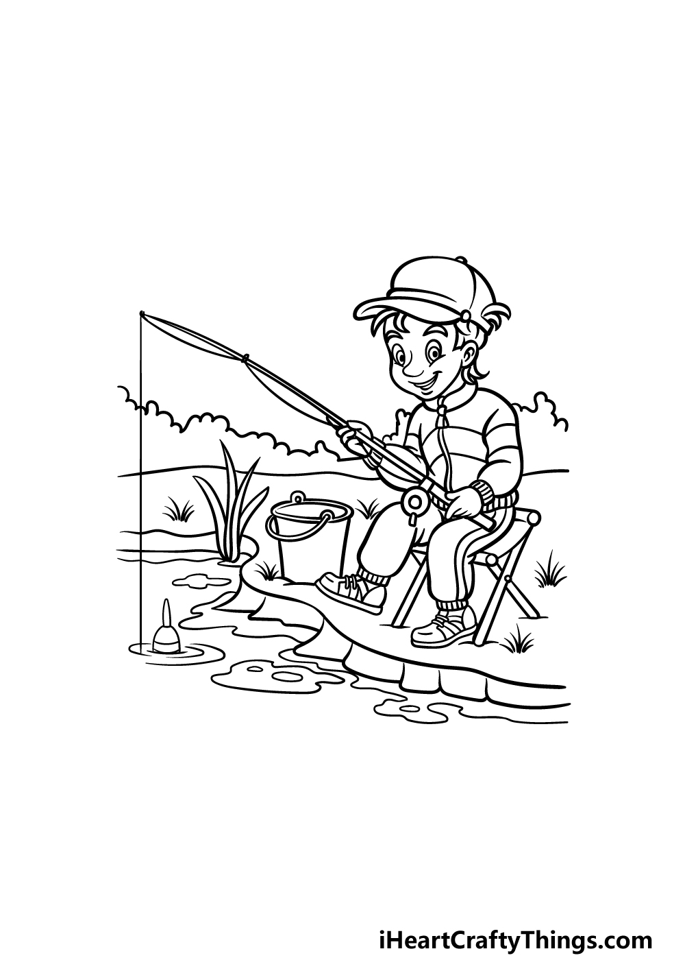 Fishing drawing