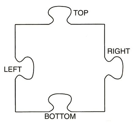 Printable puzzle piece template puzzle piece template collaborative art projects for kids elementary art projects
