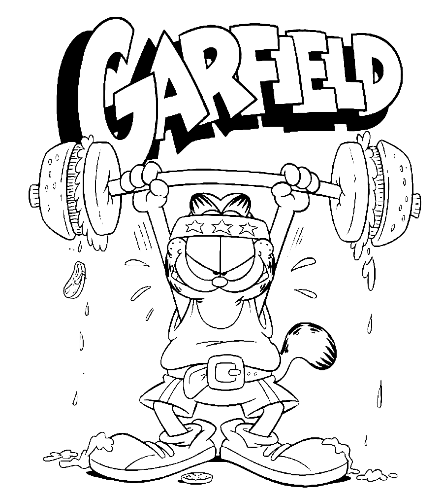 Fitness coloring pages printable for free download