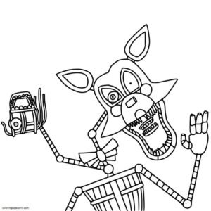Five nights at freddys fnaf coloring pages printable for free download