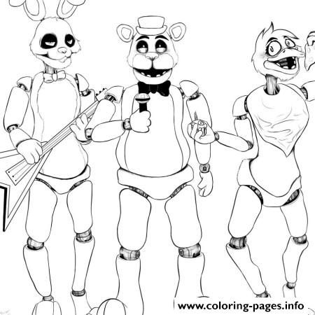 Print five nights at freddys fnaf singer music coloring pages fnaf coloring pages coloring pages five nights at freddys