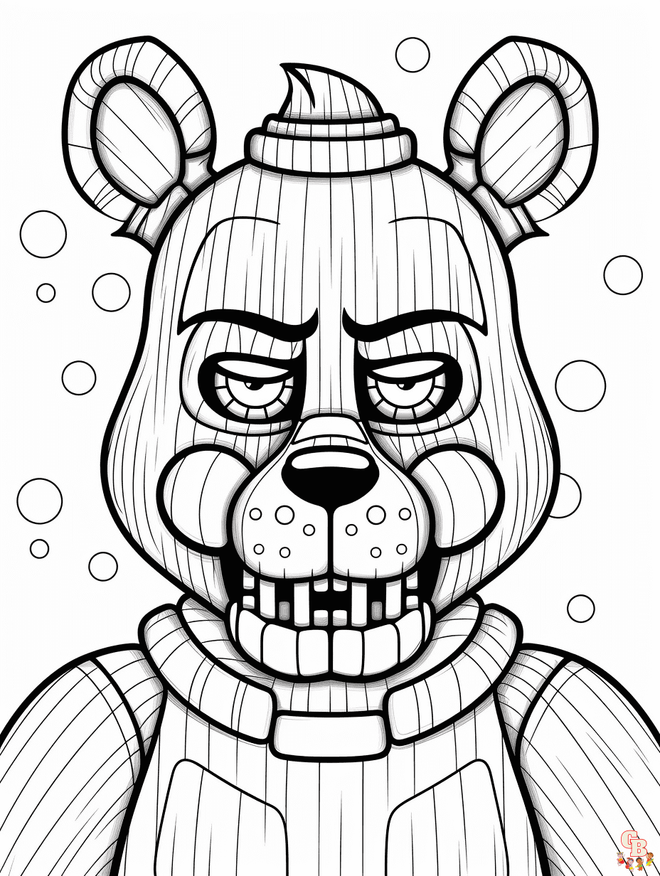 Five nights at freddys coloring pages unleash your creativity