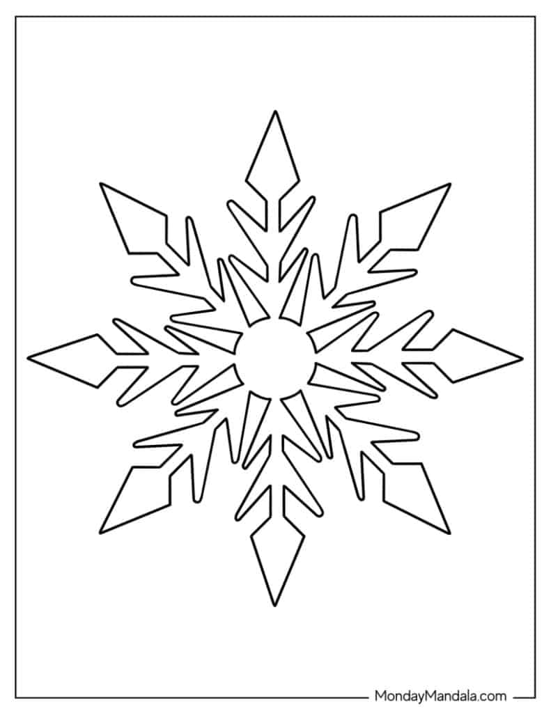 Winter coloring pages free pdf printables