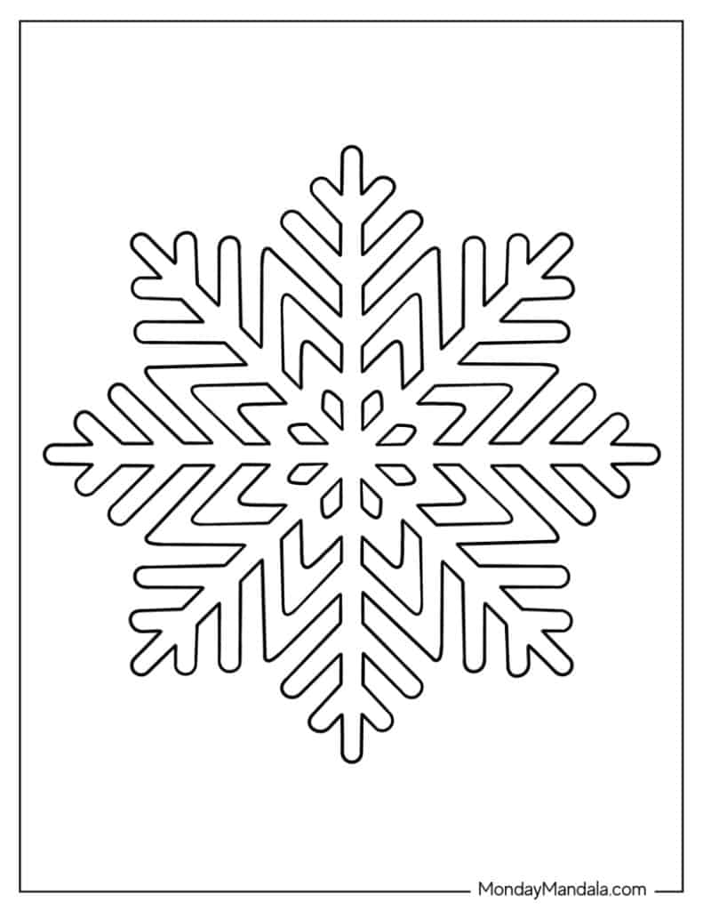Winter coloring pages free pdf printables