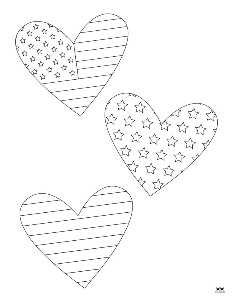 American flag coloring pages templates