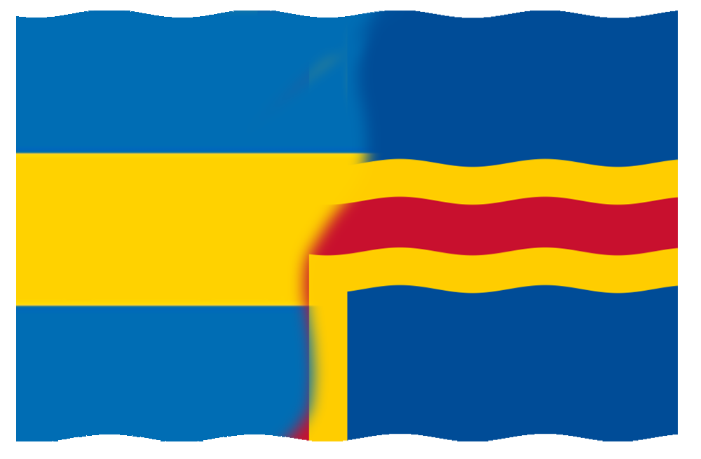 The flag of ã land