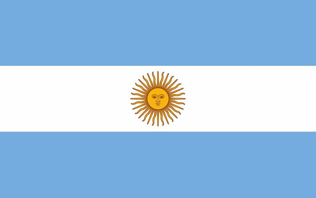 Argentina flag coloring