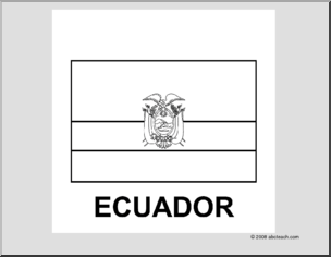Flag ecuador