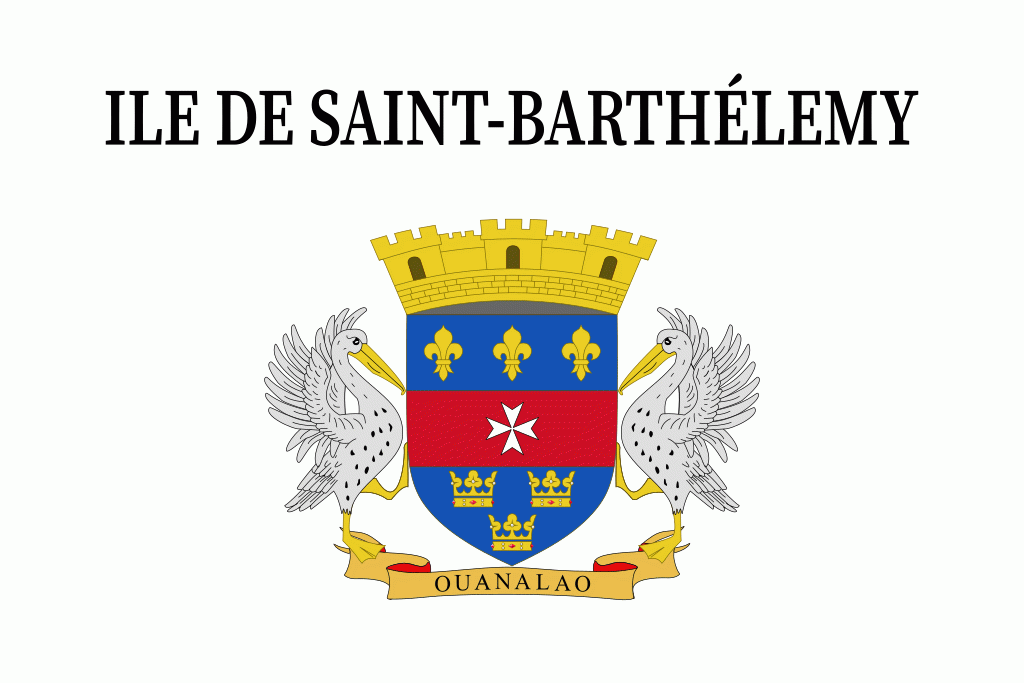 Saint barthãlemy unofficial flag color codes