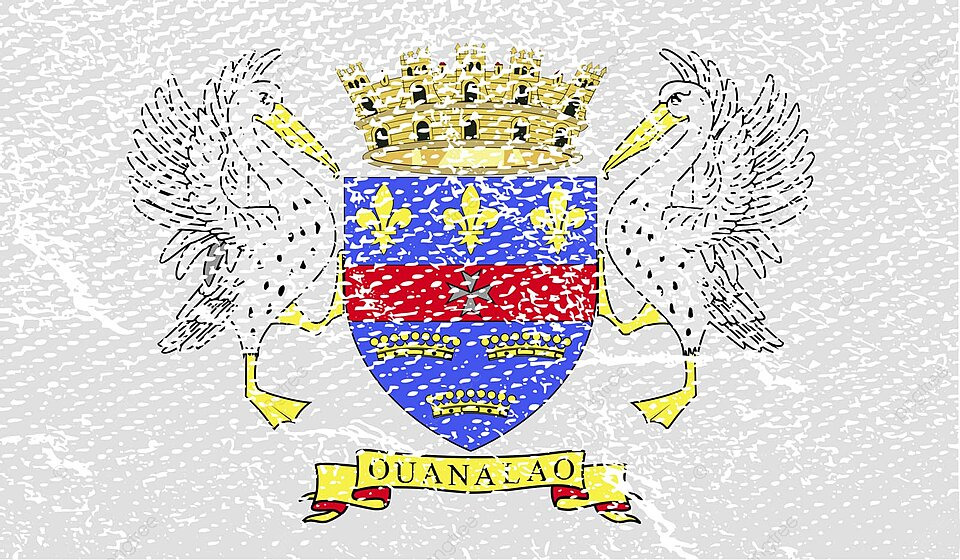 Flag of saint barthelemy with old texture clipart national color photo background and picture for free download