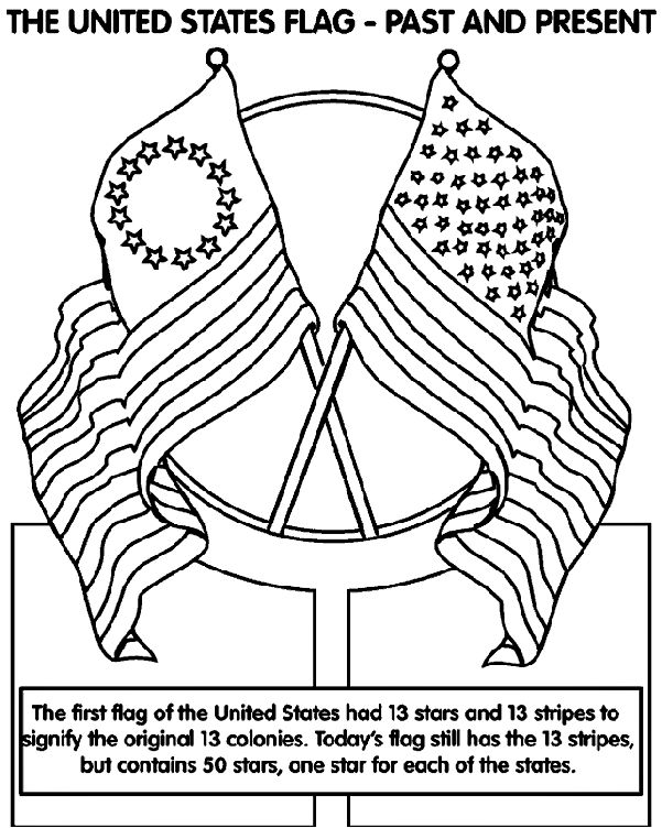 The united states of america flag on crayola flag coloring pages american flag history coloring pages